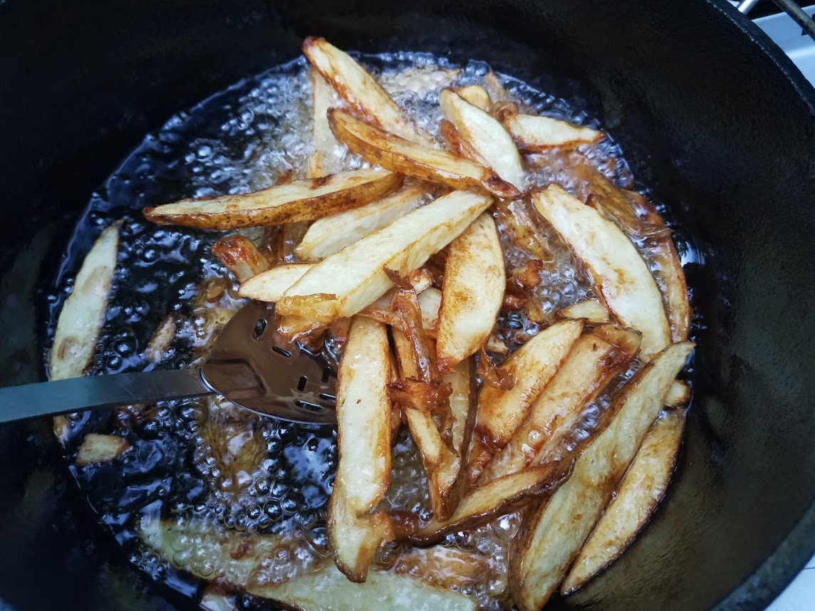 Buttery Garlic Camp French Fries Pinch Of Smoke