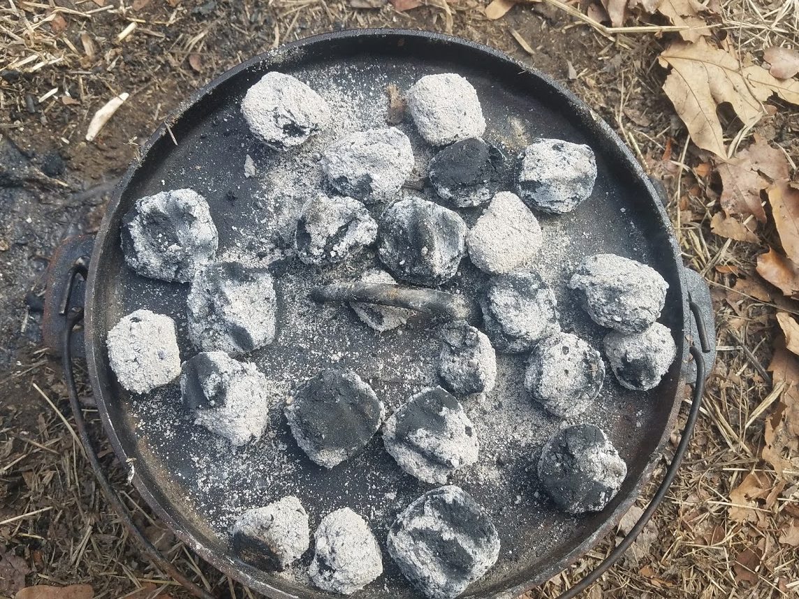 Dutch Oven Coal Chart